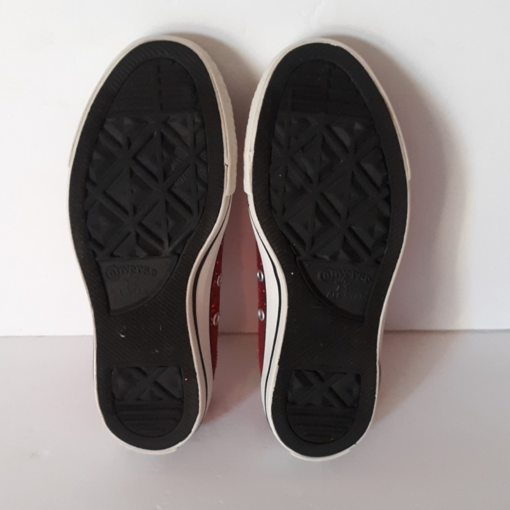 CONVERSE UNISEX 50% off red sparkles - Picture 8 of 8